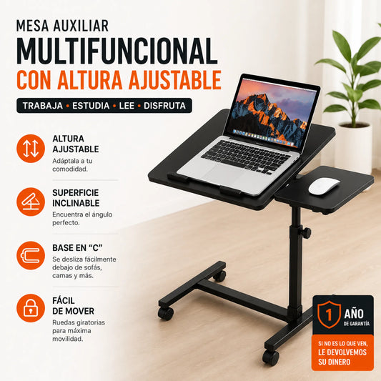 Mesa multifuncional con ruedas plegable | Folding Desk 2026